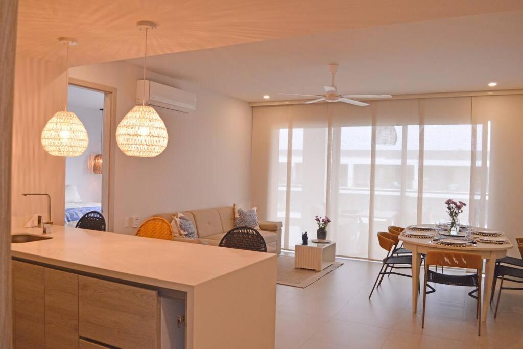 Lujoso Penthouse - Vista Al Mar - Playa Privada Διαμέρισμα Cartagena Εξωτερικό φωτογραφία
